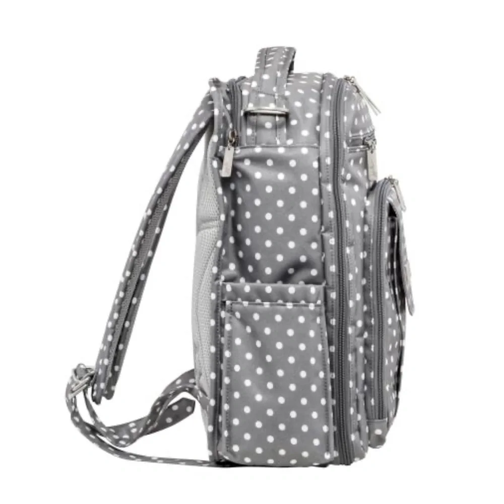 Ju-Ju-Be Gray Polka Dot Baby Bag